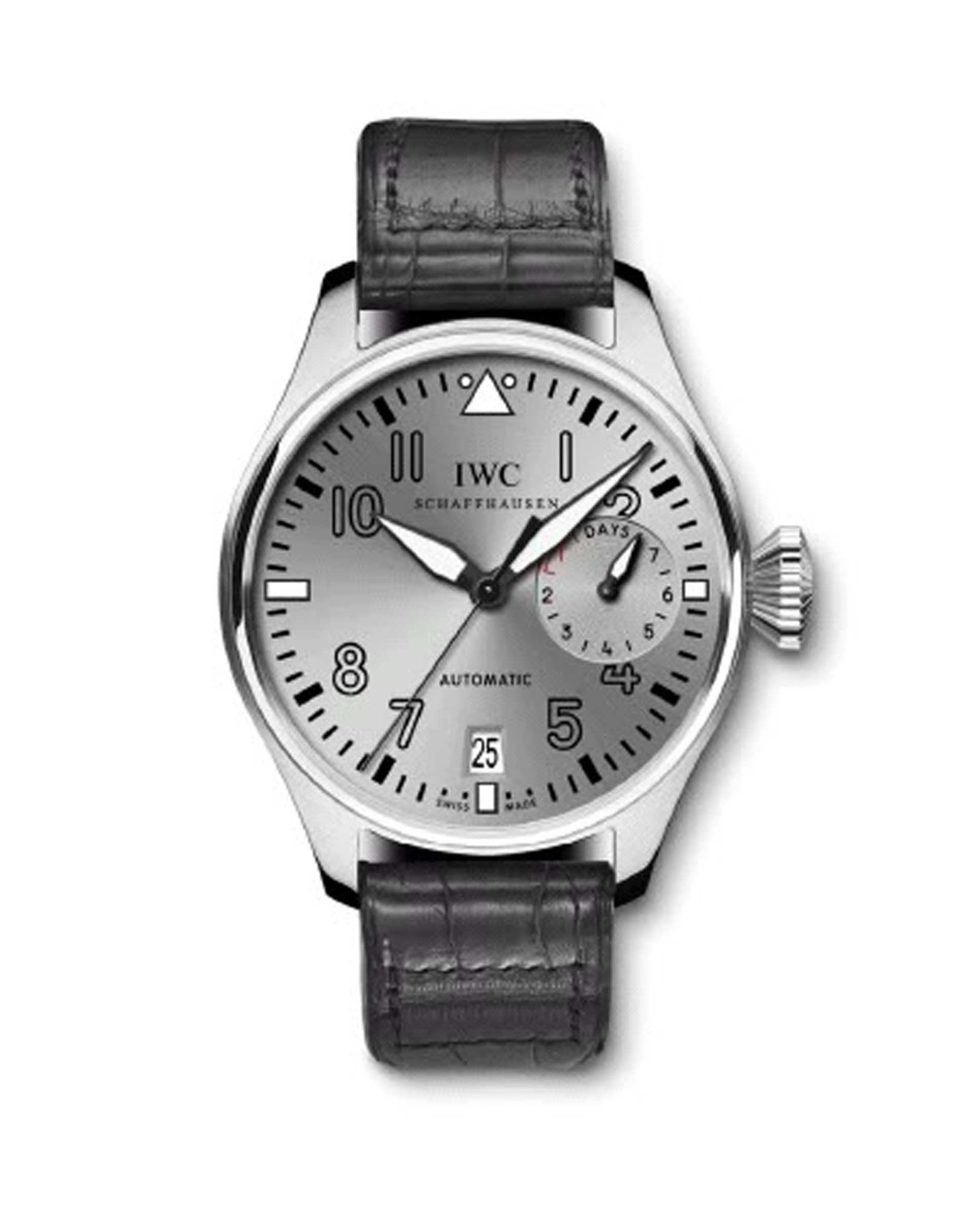 Iwc big outlet pilot white dial