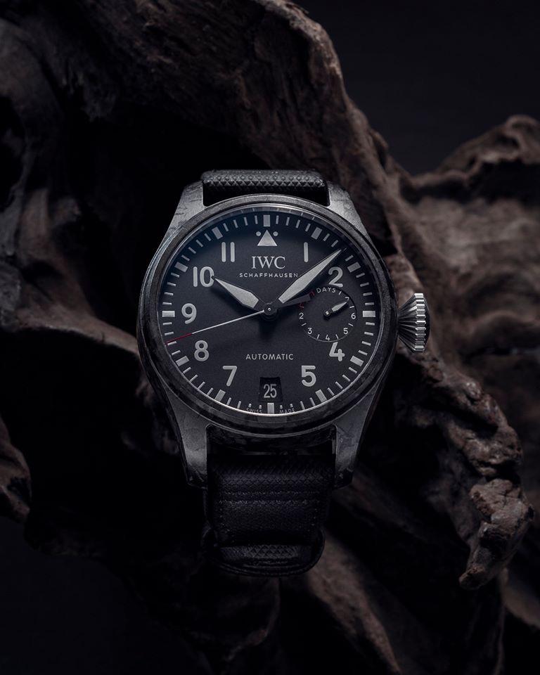 black iwc watch